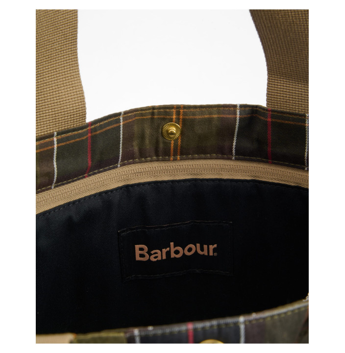 BARBOUR TRANSPORT PATCHWORK TOTE BAG