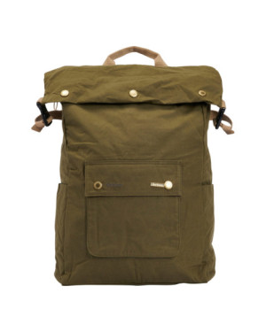 BARBOUR TRANSPORT FOLDOVER BACKPACK BAG