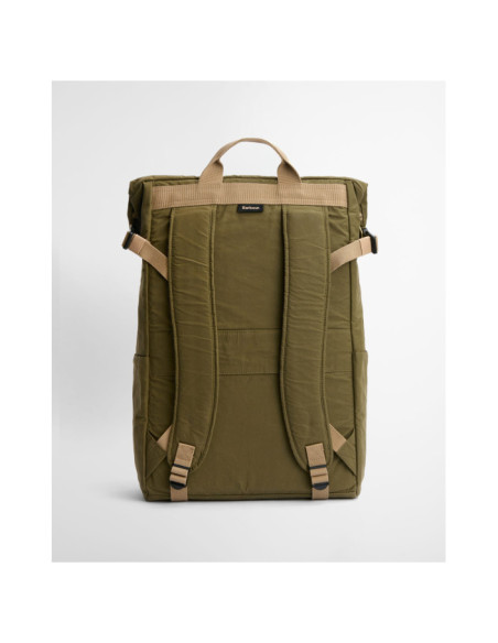 BARBOUR TRANSPORT FOLDOVER BACKPACK BAG