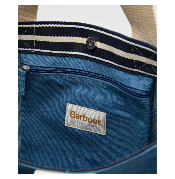 BARBOUR EMILY DENIM TOTE BAG
