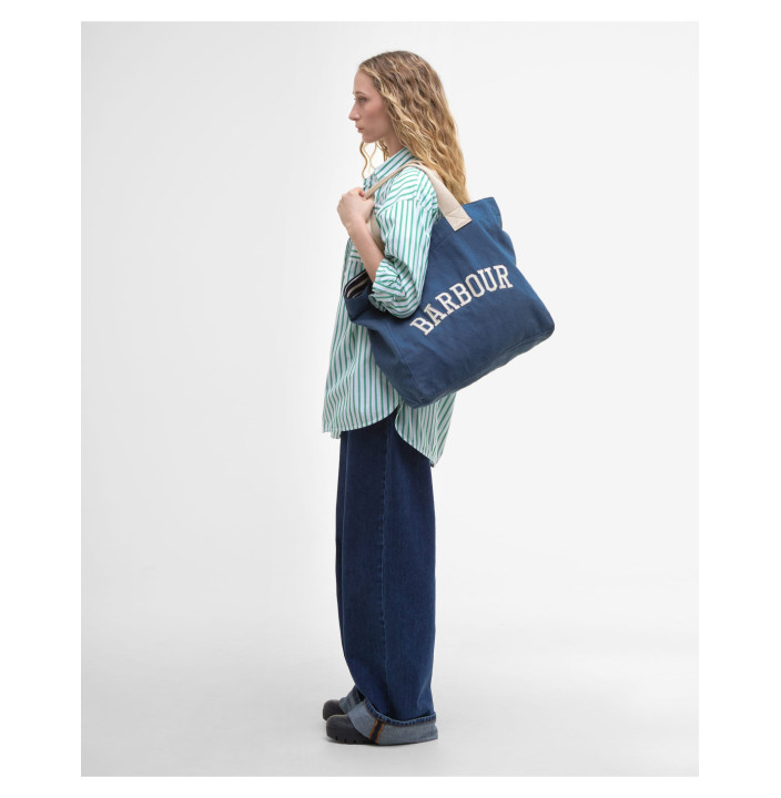 BARBOUR EMILY DENIM TOTE BAG