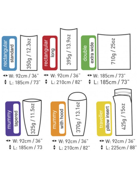 DRAP DE SAC SOIE STRETCH RECTANGULAR STANDARD