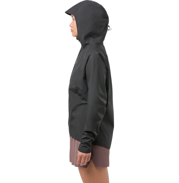 TRAIL RAIN JACKET W BLACK