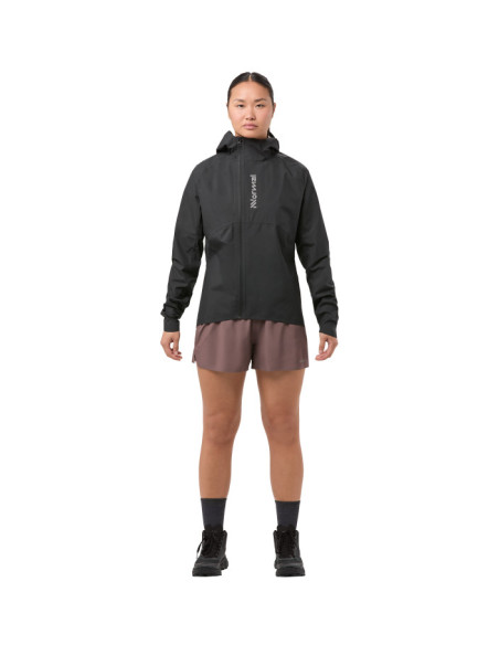 TRAIL RAIN JACKET W BLACK