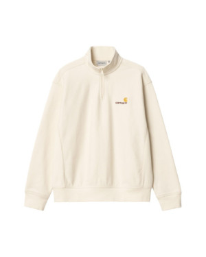 HALF ZIP AMERICAN SCRIPT SWEAT