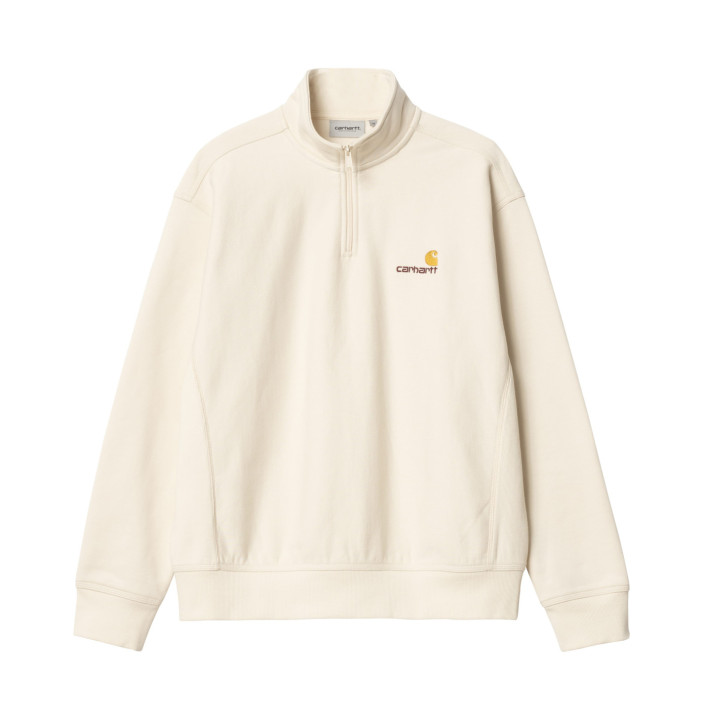 HALF ZIP AMERICAN SCRIPT SWEAT