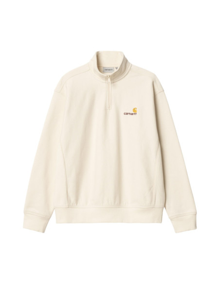 HALF ZIP AMERICAN SCRIPT SWEAT