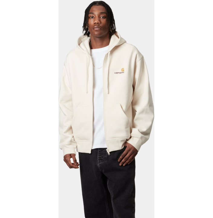 HOODED AMERICAN SCRIPT JACKET