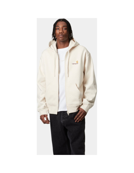 HOODED AMERICAN SCRIPT JACKET