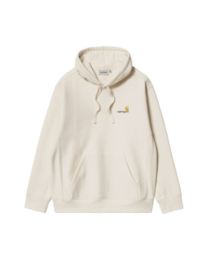 HOODED AMERICAN SCRIPT SWEAT