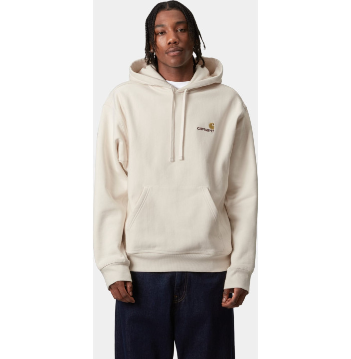 HOODED AMERICAN SCRIPT SWEAT