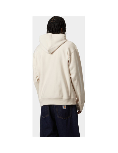 HOODED AMERICAN SCRIPT SWEAT