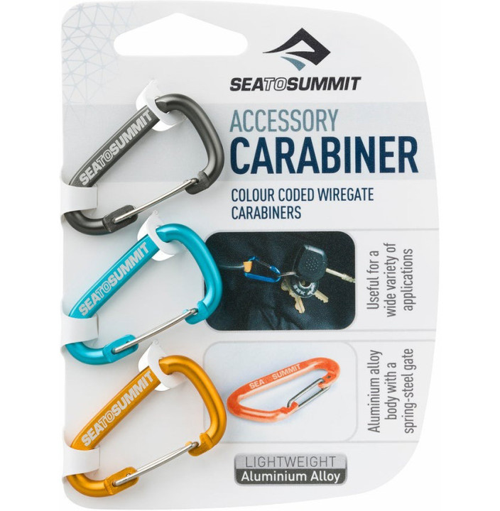 Pack of 3 Accessory Carabiners