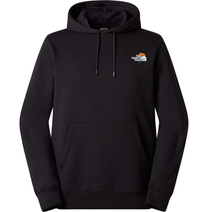 M ALPINE FLOWER HOODED SWEATSHIRT