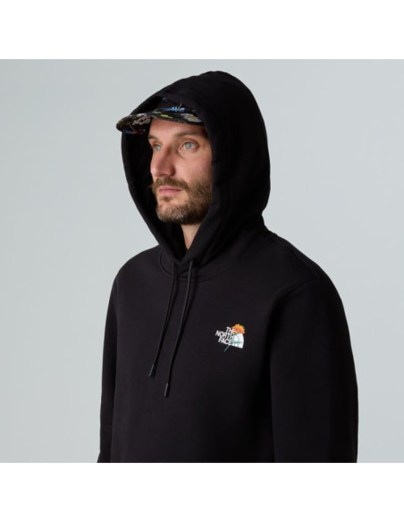 M ALPINE FLOWER HOODED SWEATSHIRT