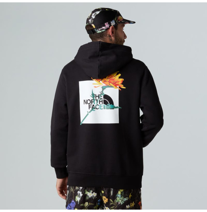 M ALPINE FLOWER HOODED SWEATSHIRT