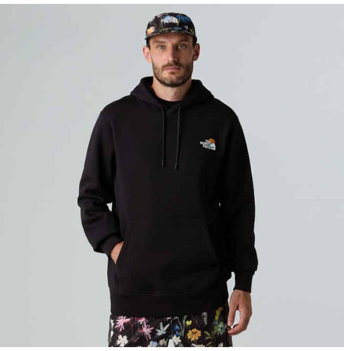 M ALPINE FLOWER HOODED SWEATSHIRT