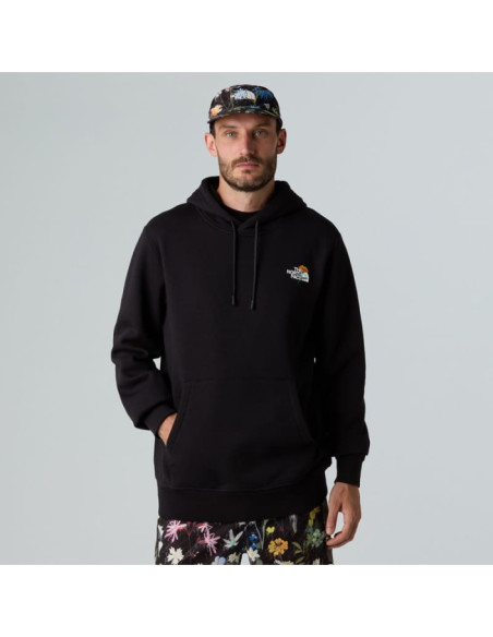 M ALPINE FLOWER HOODED SWEATSHIRT