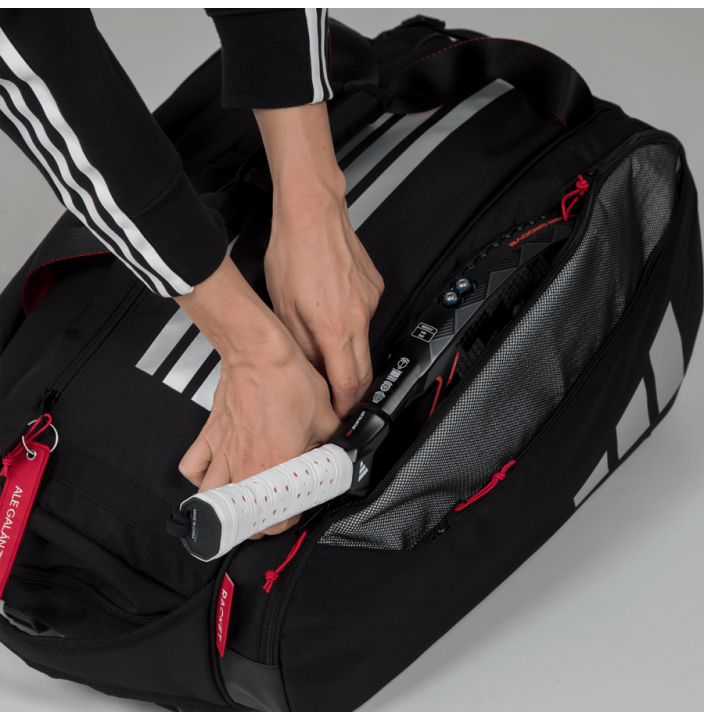 RACKET BAG MULTIGAME BLACKRED 3.4