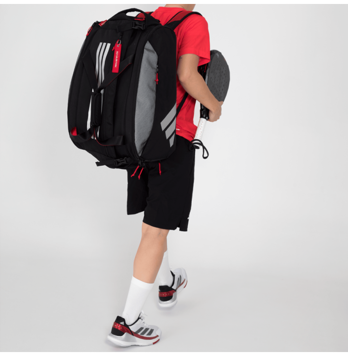 RACKET BAG MULTIGAME BLACKRED 3.4