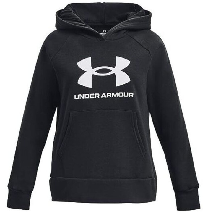 UA RIVAL FLEECE BL HOODIE -BLK