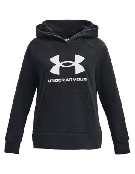 UA RIVAL FLEECE BL HOODIE -BLK