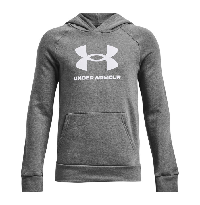 UA RIVAL FLEECE BL HOODIE-GRY