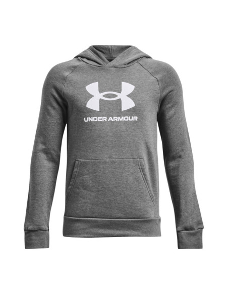 UA RIVAL FLEECE BL HOODIE-GRY