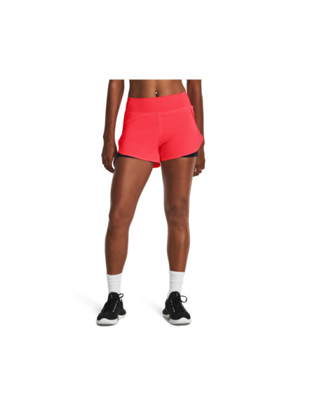 FLEX WOVEN 2-IN-1 SHORT-RED