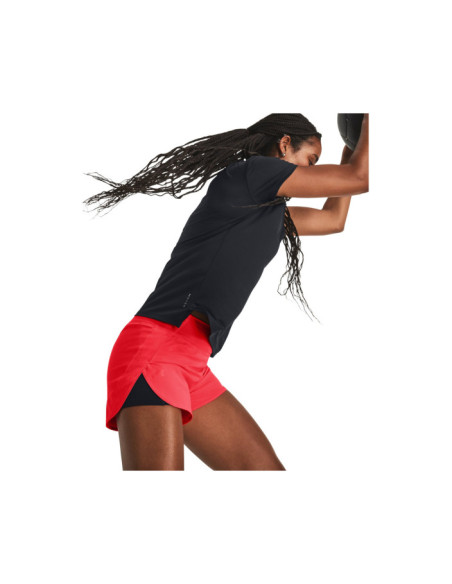 FLEX WOVEN 2-IN-1 SHORT-RED