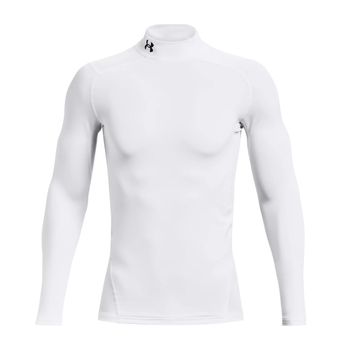 UA CG Armour Comp Mock-WHT