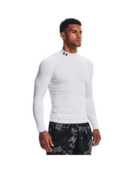 UA CG Armour Comp Mock-WHT
