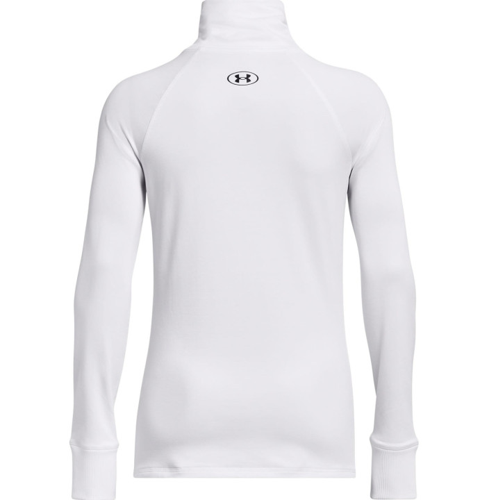 UA TRAIN CW FUNNEL NECK-WHT