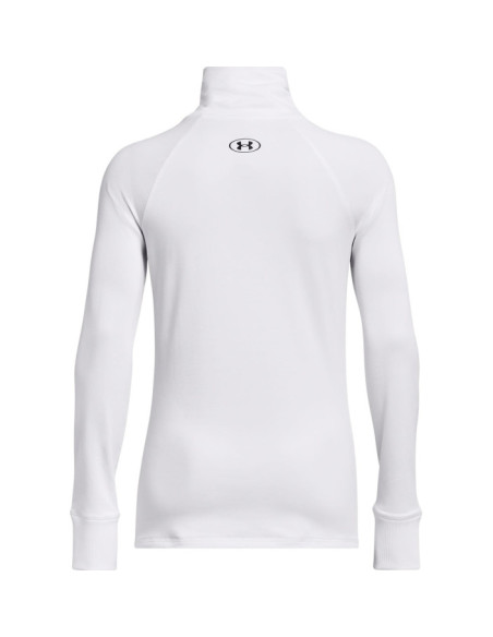 UA TRAIN CW FUNNEL NECK-WHT