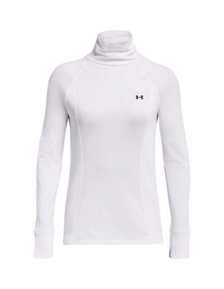 UA TRAIN CW FUNNEL NECK-WHT