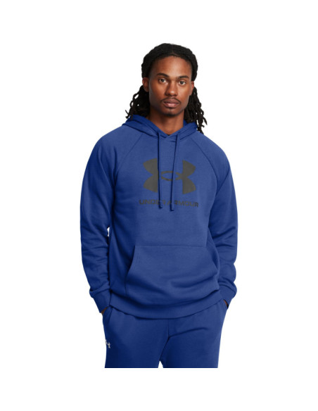 UA RIVAL FLEECE LOGO HD-GRN