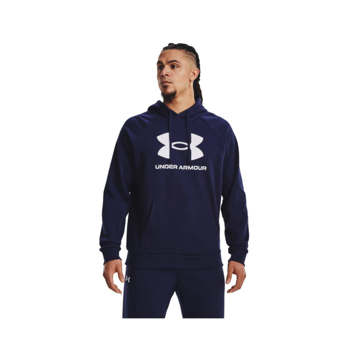UA RIVAL FLEECE LOGO HD-GRN