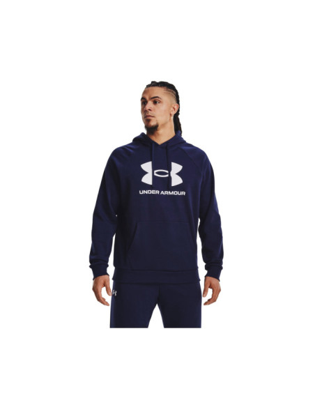UA RIVAL FLEECE LOGO HD-GRN