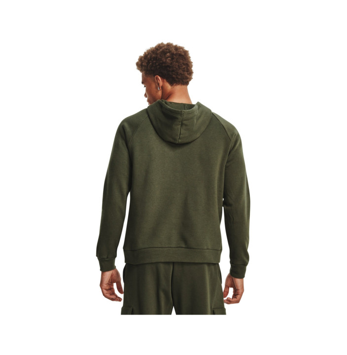 UA RIVAL FLEECE LOGO HD-GRN