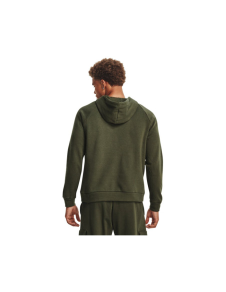 UA RIVAL FLEECE LOGO HD-GRN