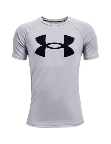 UA TECH BIG LOGO SS-GRY