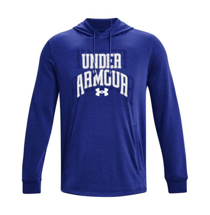 UA RIVAL TERRY GRAPHIC HD-BLU