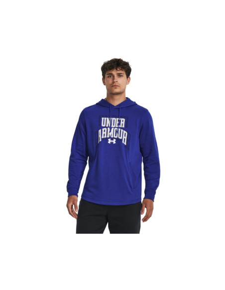UA RIVAL TERRY GRAPHIC HD-BLU