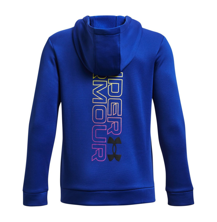 UA ARMOUR FLEECE GRAPHIC HD-BLU