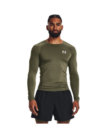 UA HG ARMOUR COMP LS-GRN