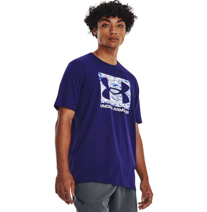 UA ABC CAMO BOXED LOGO SS