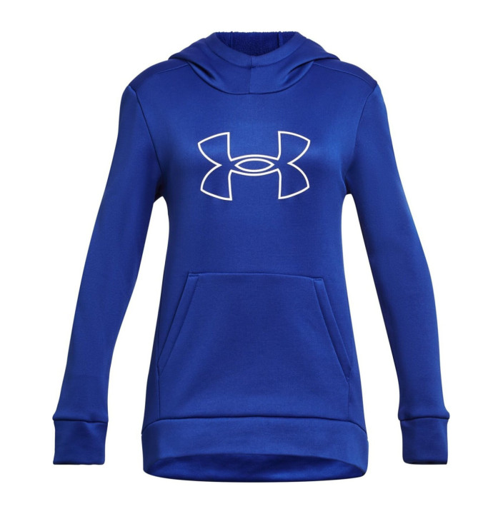 ARMOUR FLEECE BL HOODIE-BLU