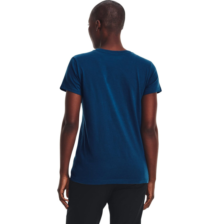UA W SPORTSTYLE LOGO SS-BLU