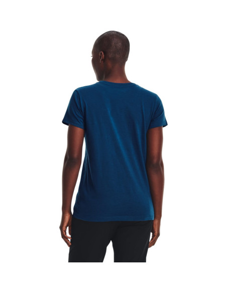 UA W SPORTSTYLE LOGO SS-BLU