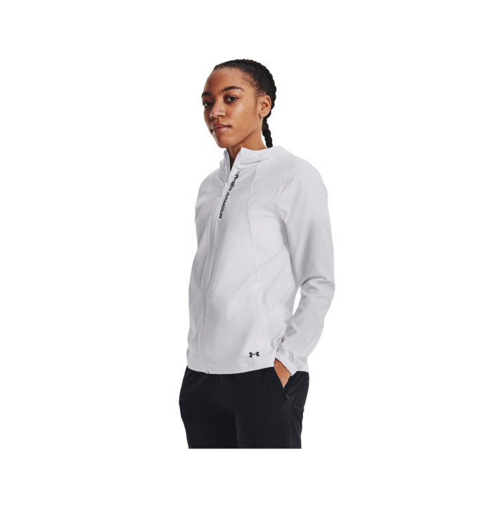 UA OUTRUN THE STORM JKT-WHT